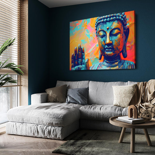 Large Face Buddha Wall Art | MusaArtGallery™