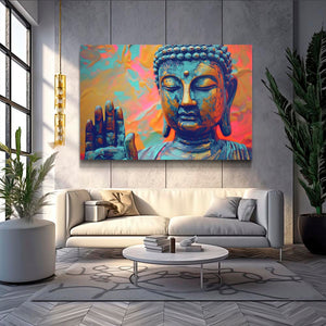 Large Face Buddha Wall Art | MusaArtGallery™