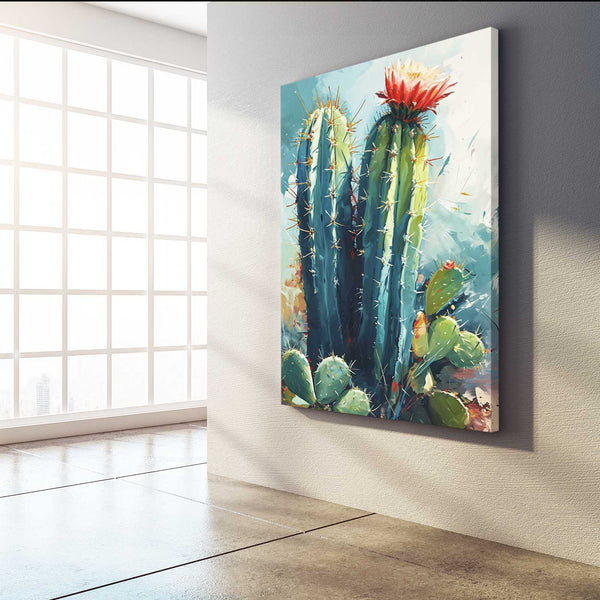 Large Flower Cactus Wall Art | MusaArtGallery™