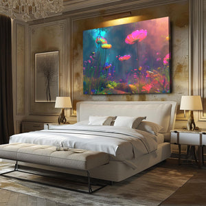 Large Flowers Trippy Art | MusaArtGallery™