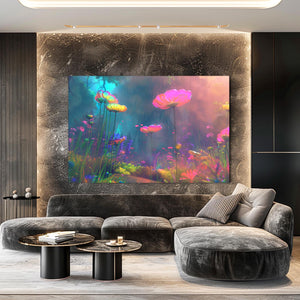 Large Flowers Trippy Art | MusaArtGallery™