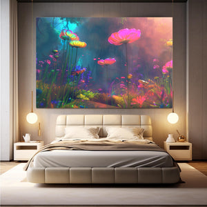 Large Flowers Trippy Art | MusaArtGallery™