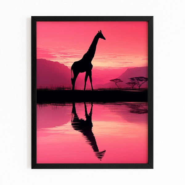 Large Giraffe Wall Art