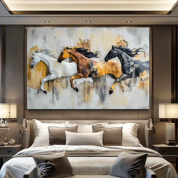 Large Modern Horse Art