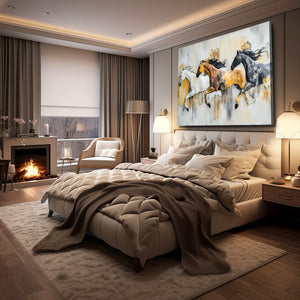 Large Modern Horse Art