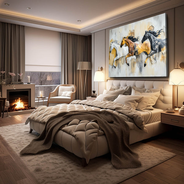 Large Modern Horse Art