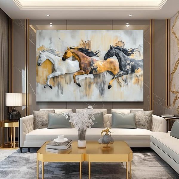 Large Modern Horse Art