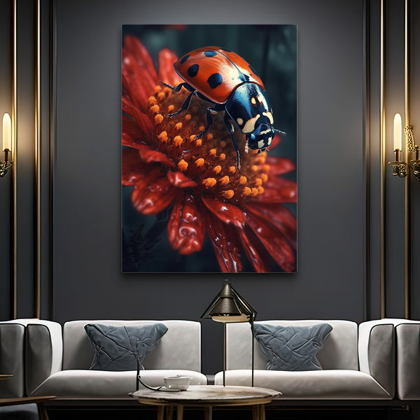 Large Red Modern Wall Art | MusaArtGallery™