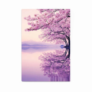 Lavender Cherry Blossom Tree Wall Art
