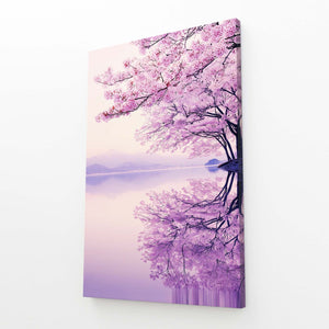 Lavender Cherry Blossom Tree Wall Art