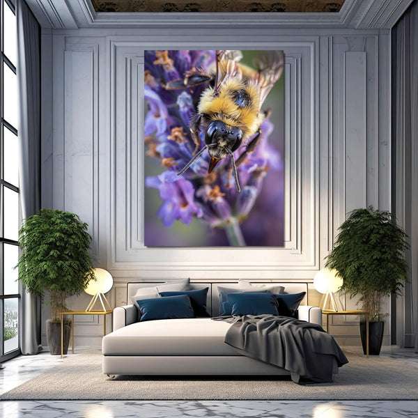 Lavender Dream Bee Art | MusaArtGallery™