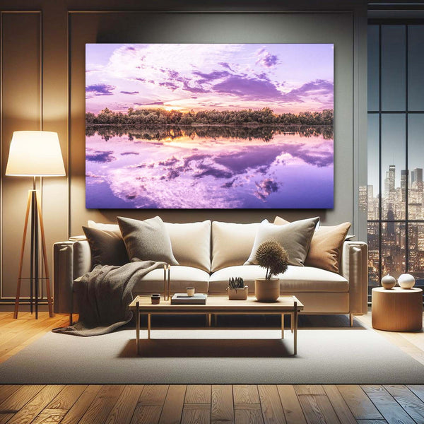 Lavender Dream Sunset Art | MusaArtGallery™