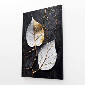 Leaf Abstract Canvas Art