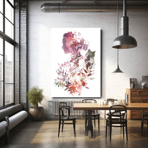 Leaf Girl Boho Wall Art | MusaArtGallery™