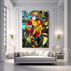 Leafs Monkey Art
