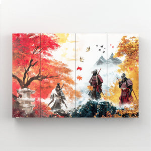 Leaves Samurai Art