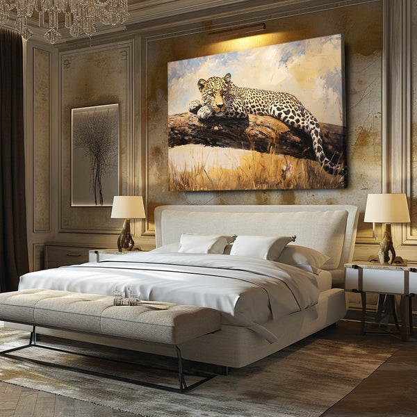 Leopard Bath Wall Art
