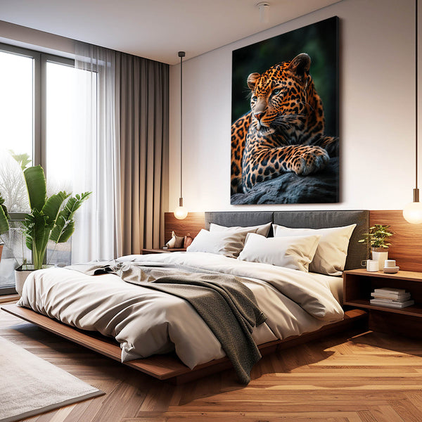 Leopard Bathroom Wall Art