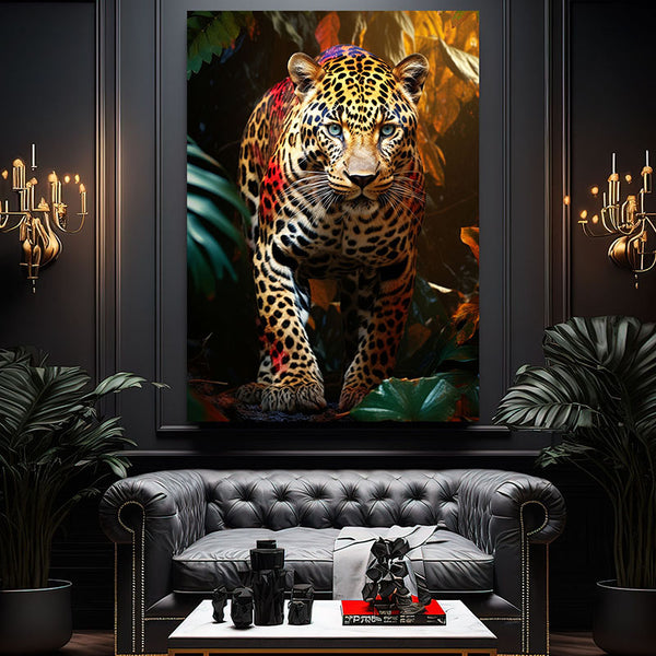 Leopard Colorful Wall Art | MusaArtGallery™