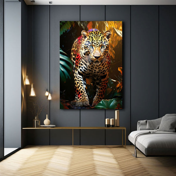 Leopard Colorful Wall Art | MusaArtGallery™