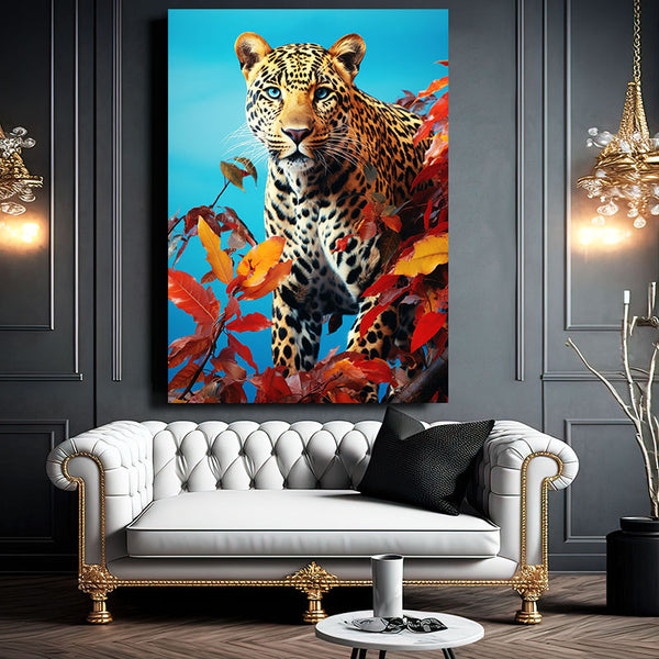 Leopard Large Modern Wall Art For Sale | MusaArtGallery™