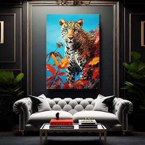 Leopard Large Modern Wall Art For Sale | MusaArtGallery™