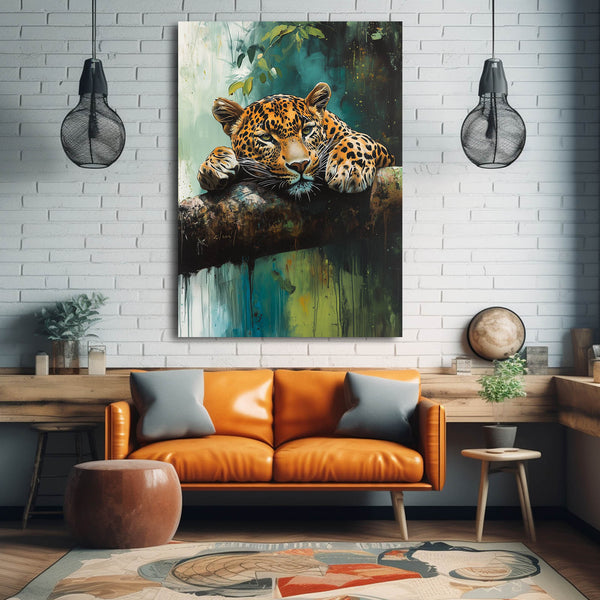 Leopard Print Canvas Wall Art