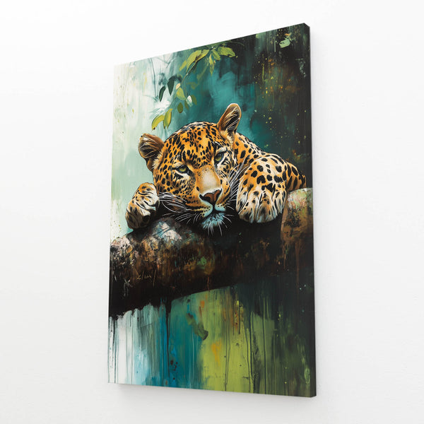 Leopard Print Canvas Wall Art