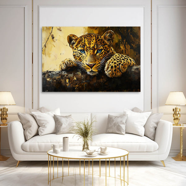 Leopard Print Heart Wall Art