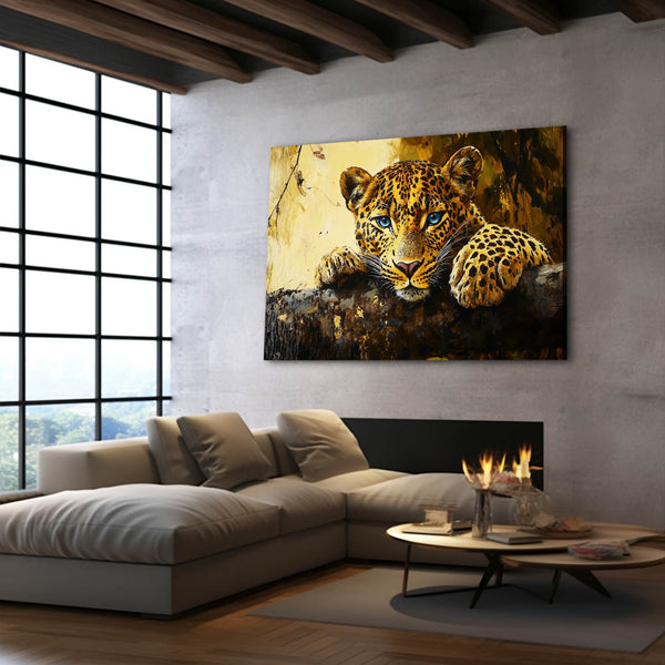Leopard Print Heart Wall Art