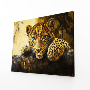 Leopard Print Heart Wall Art
