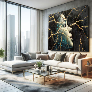 Life Black Abstract Art