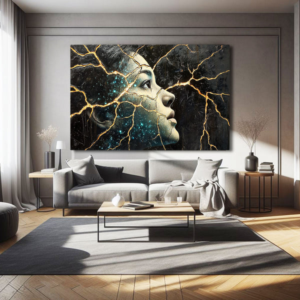 Life Black Abstract Art