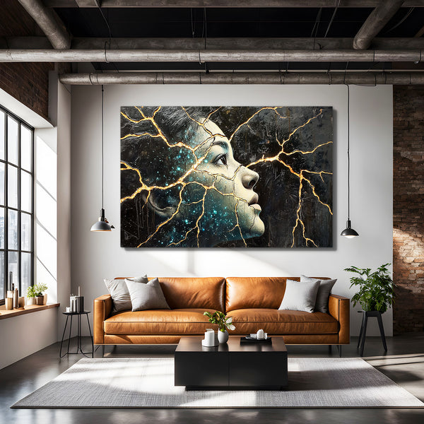 Life Black Abstract Art