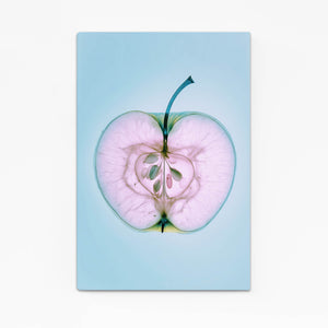 Light Blue Apple Art