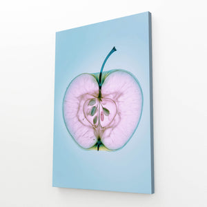 Light Blue Apple Art