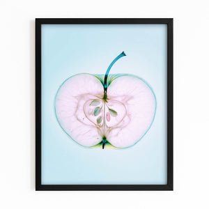Light Blue Apple Art