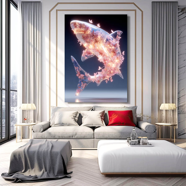 Light Shark Wall Decor