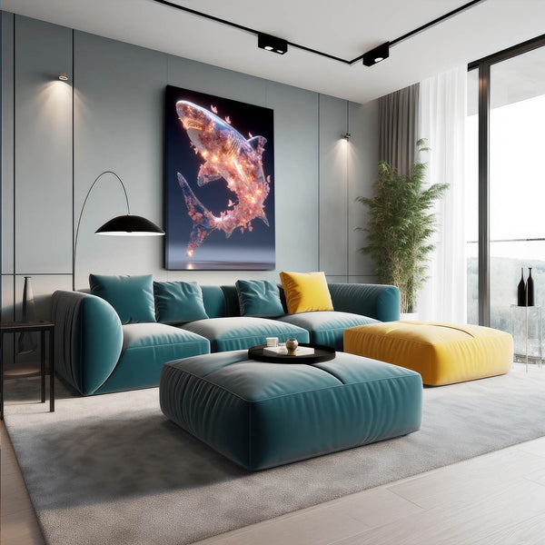Light Shark Wall Decor