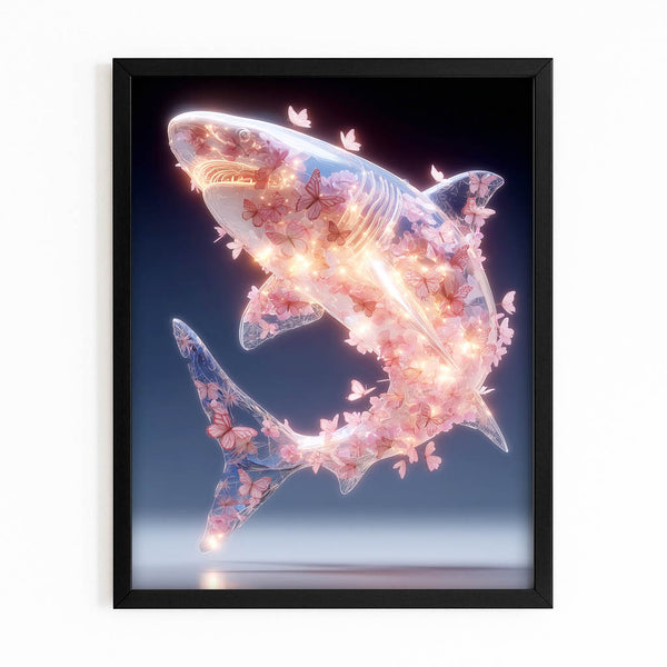 Light Shark Wall Decor