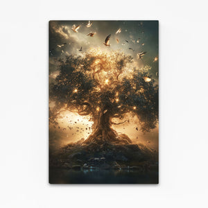 Light Tree Of Life Wall Art