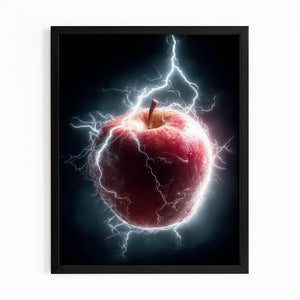 Lighting Apple Art