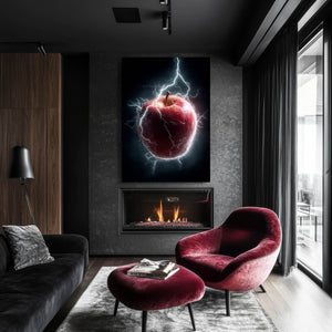 Lighting Apple Art