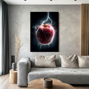 Lighting Apple Art