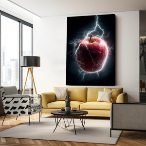 Lighting Apple Art