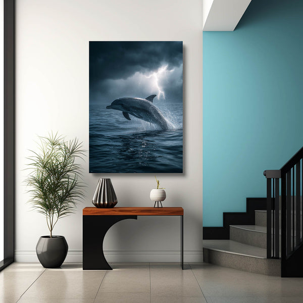 Lightning Dolphin Art