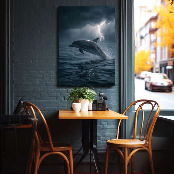 Lightning Dolphin Art
