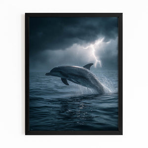 Lightning Dolphin Art