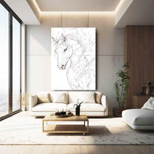 Line Art Horse