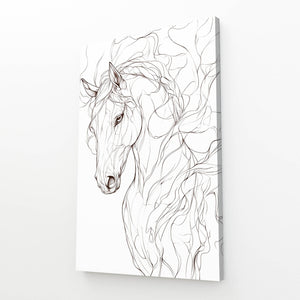 Line Art Horse